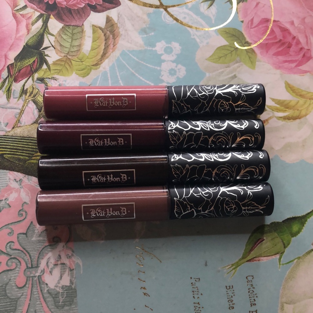 5 for $20!! Mini Kat Von D lipstick bundle